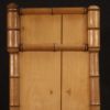 French wardrobe in fake bamboo with mirror