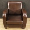 English leather armchair