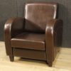 English leather armchair