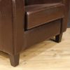 English leather armchair
