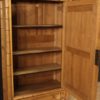 French wardrobe in fake bamboo with mirror