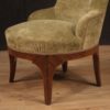 Pair of Italian velvet armchairs in Louis XV style