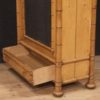 French wardrobe in fake bamboo with mirror