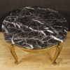 Lacquered and gilded Spanish table with marble top