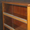 Pair of Italian bookcases in walnut wood