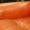 Fake leather armchair from the 80s