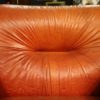 Fake leather armchair from the 80s