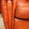 Fake leather armchair from the 80s