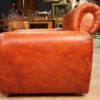 Fake leather armchair from the 80s