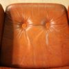 Fake leather armchair from the 80s