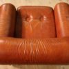 Fake leather armchair from the 80s