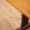 Rustic carved in oak wooden table