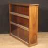 Pair of Italian bookcases in walnut wood