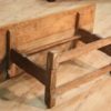 Rustic carved in oak wooden table