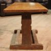 Rustic carved in oak wooden table