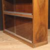 Pair of Italian bookcases in walnut wood