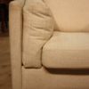 Design armchair in light fabric