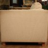 Design armchair in light fabric