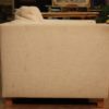 Design armchair in light fabric