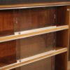 Pair of Italian bookcases in walnut wood
