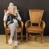 Pair of design armchairs stamped Kalma Ramon Castellano
