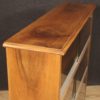 Pair of Italian bookcases in walnut wood