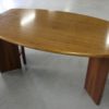 Modern writing desk in teak wood