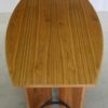 Modern writing desk in teak wood