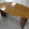 Modern writing desk in teak wood