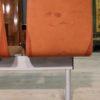 3 seats bench with metal table