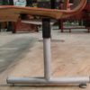 3 seats bench with metal table