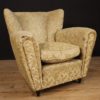 Pair of Borsani design armchairs in damask velvet