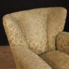 Pair of Borsani design armchairs in damask velvet