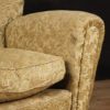 Pair of Borsani design armchairs in damask velvet