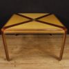Italian design table in mahogany, maple and painted wood Italian design table in mahogany, maple and painted wood