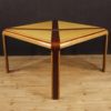 Italian design table in mahogany, maple and painted wood Italian design table in mahogany, maple and painted wood