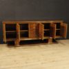 Italian inlaid sideboard in walnut, maple and mahogany