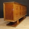 Italian inlaid sideboard in walnut, maple and mahogany