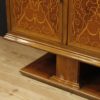 Italian inlaid sideboard in walnut, maple and mahogany