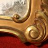 Sculpted and gilded Italian mirror