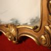 Sculpted and gilded Italian mirror