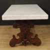 Dutch coffee table in oak with marble top