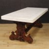 Dutch coffee table in oak with marble top