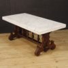 Dutch coffee table in oak with marble top