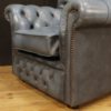 English leather armchair