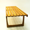 Midcentury Tokyo oak bench/table by Yngvar Sandström for NK 1964- Sweden