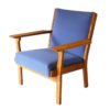 Club armchairs, Designer - Hans. J. Wegner, Denmark, 1960s. Club armchairs, Designer - Hans. J. Wegner, Denmark, 1960s.