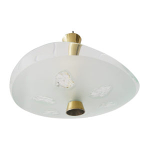 Ceiling lamp by Fontana Arte Model 1748 Lamp by Max Ingrand & Dubé