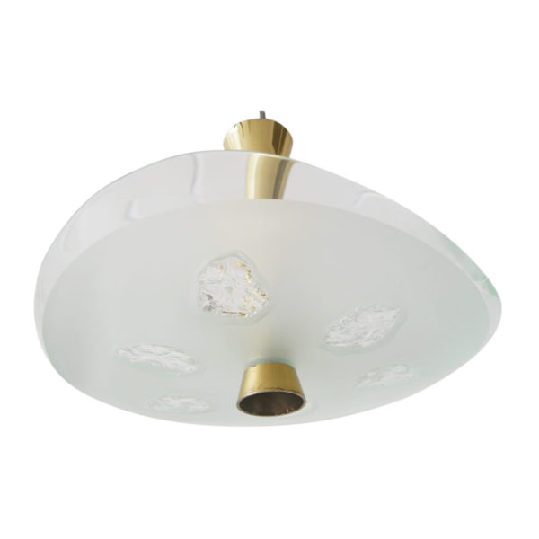 Ceiling lamp by Fontana Arte Model 1748 Lamp by Max Ingrand & Dubé