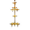 1970s Germany Cosack Organic Golden Space Age Foyer Lighting Object
